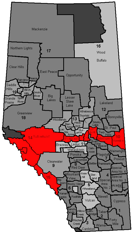 Alberta Counties