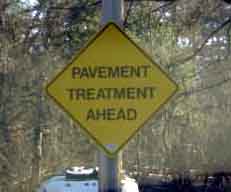 Pavement Treatment Ahead